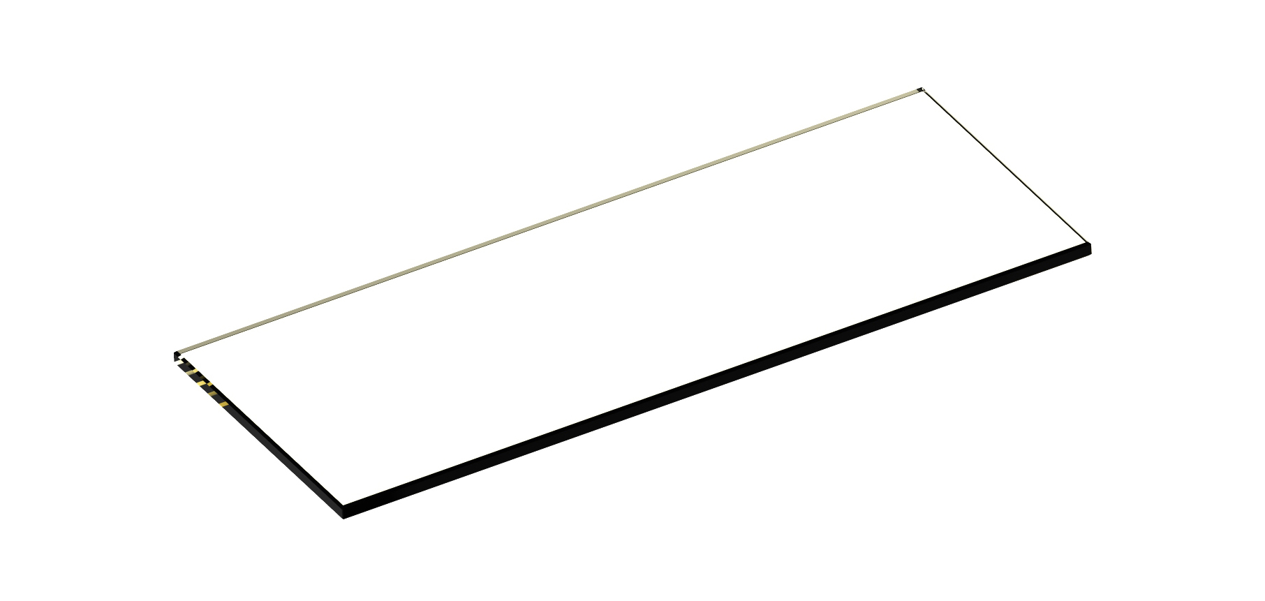 Glass shelf
