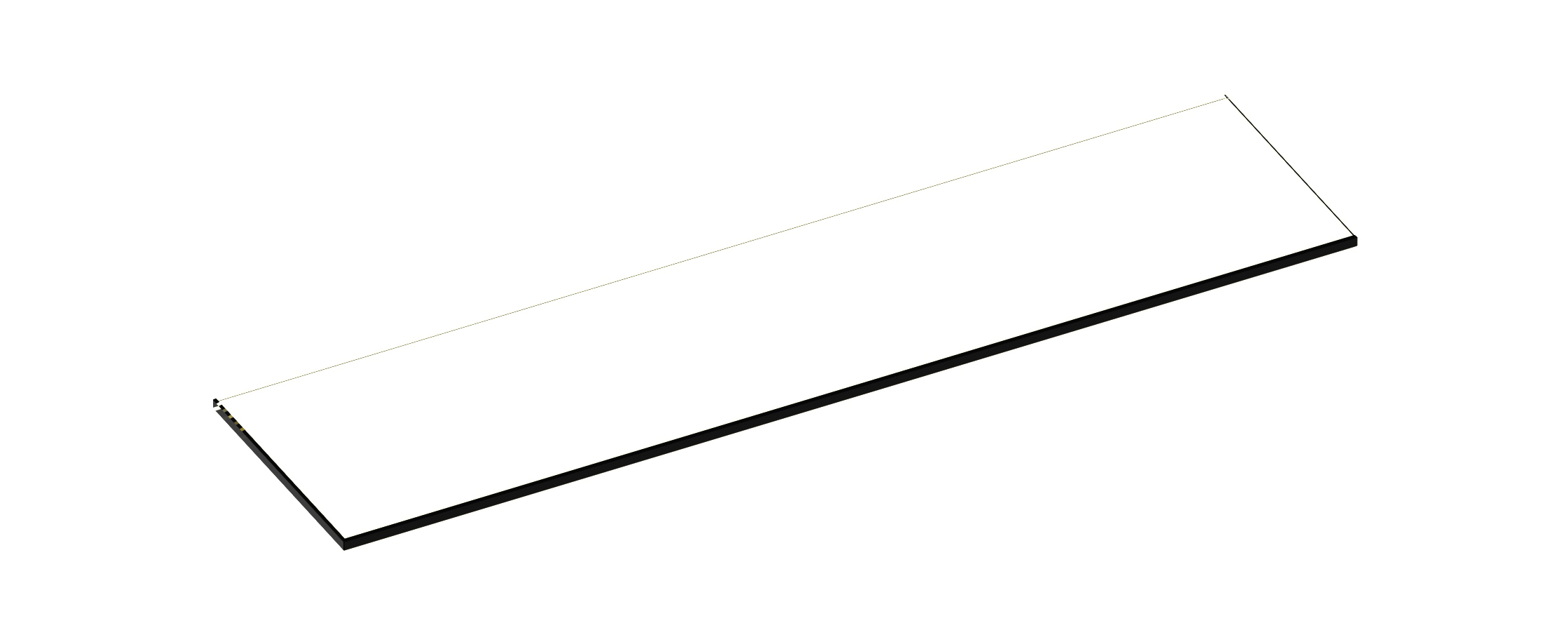 Glass shelf